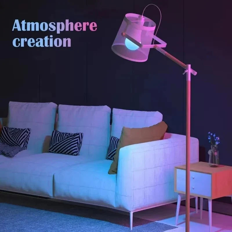 RGB LED Light Bulb E27 Remote Control Dimmable 16 Color Smart Lamp