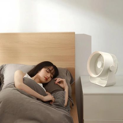 Portable Fan | Battery Operated Personal Fan with 4000mAh Rechargeable Battery | Lightweight Design for Indoor and Outdoor Cooling