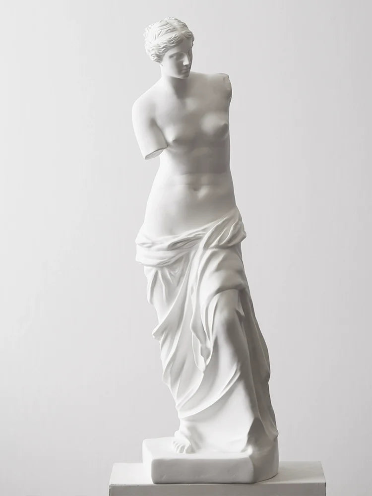 Estatua de mitología griega de resina, Estatua de Venus de Milo, Escultura de Afrodita, Estatuilla de diosa, decoración artís