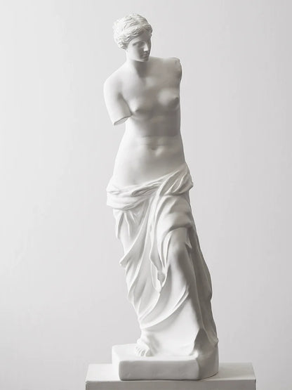 Estatua de mitología griega de resina, Estatua de Venus de Milo, Escultura de Afrodita, Estatuilla de diosa, decoración artís