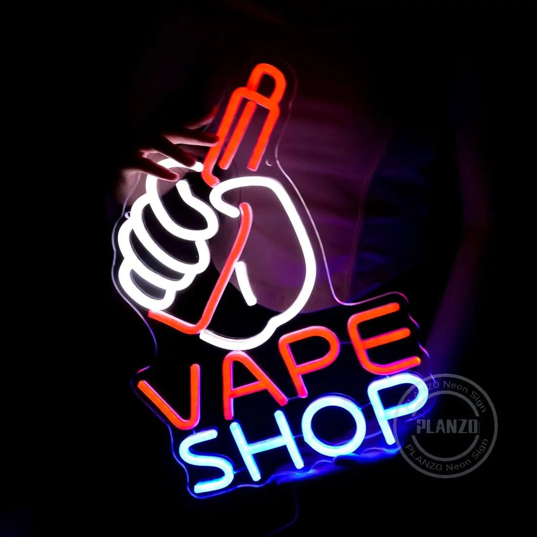 Enseigne Néon VAPE Shop pour Magasin de Cigarettes Électroniques LED Lumineuse Logo d'Entreprise Décoration Murale Cadeau Anniversaire Noël Papa Mari
