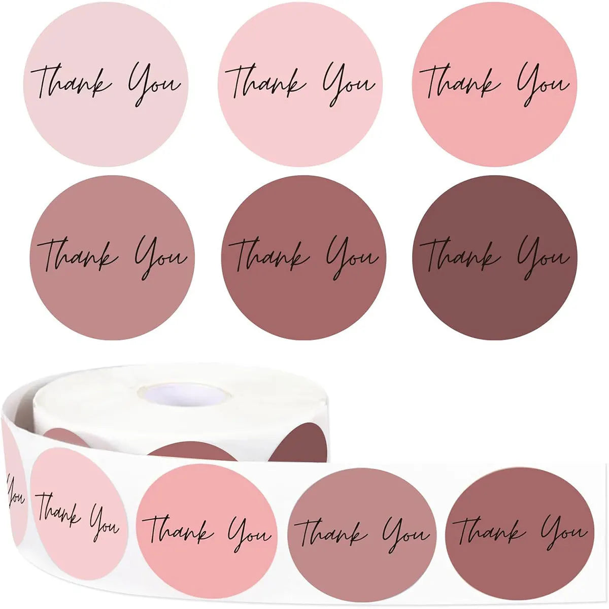 500pcs Round Thank You Stickers for Envelope Seal | Gift Packaging Labels for Party Decor and Scrapbooking