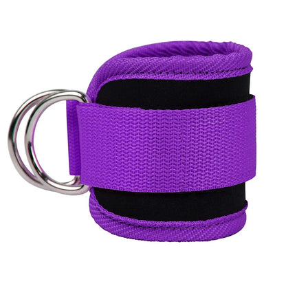 Gym Ankle Straps | Adjustable Double D-Ring Cuffs for Leg Training and Cable Machines