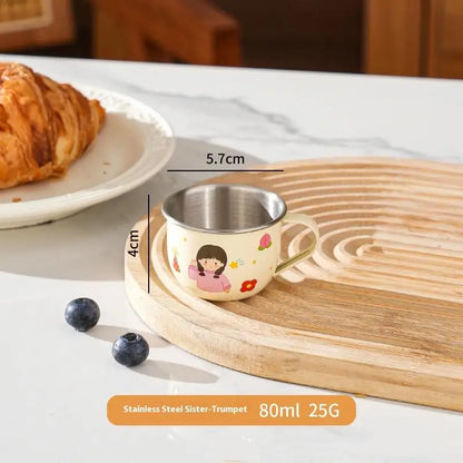 Kids Stainless Steel Cup | Anti-Scalding Mini Mug for Toddlers