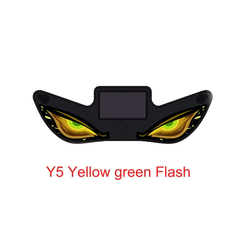 Solar Devil’s Eye Car Window Light | USB-C Rechargeable Flashing Warning Lamp