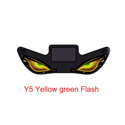 Solar Devil’s Eye Car Window Light | USB-C Rechargeable Flashing Warning Lamp