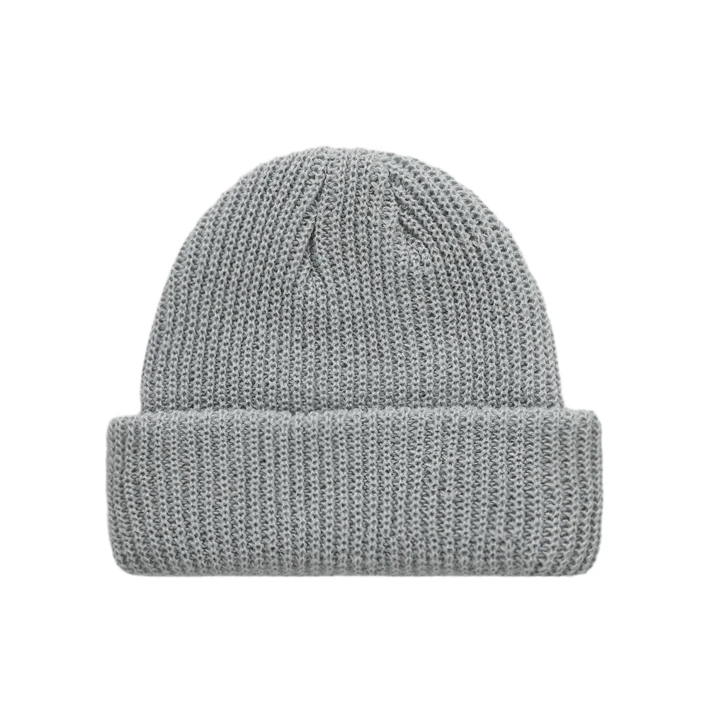 Baby Knitted Turban Hat for Boys Girls | Solid Color Winter Beanie
