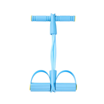 4/6-Tube Tensioner Multi-Functional Household Fitness Yoga Abdominal Strengthening Elastic Band Tension Rope Sit-Up Assistive