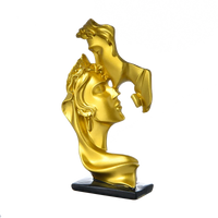 Our resin couple figurines are made of one-piece molding technology, the surface is neat and smooth, not easy to oxidize and fad