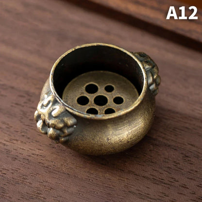 Dragon Turtle Incense Holder | Brass Alloy Incense Burner with Snail Sculpture