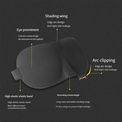 3D Sleep Mask | Natural Sleeping Eye Cover for Travel and Home