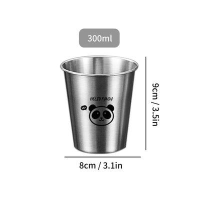 WORTHBUY 304 Stainless Steel Stackable Cup | Portable Metal Tumbler for Coffee, Beer, and Milk