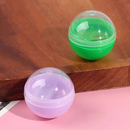50 Clear Plastic Capsules for Party Favors and Vending Machines | 32mm