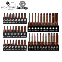 1/4 Screwdriver Bits Set 25mm 50mm S2 Alloy Steel | Professional DIY Hand Tool Kit