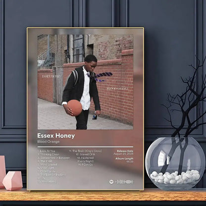 Singer Blood Orange Poster HD Art Sticky Wall Waterproof Home Living Room Bar Decoration