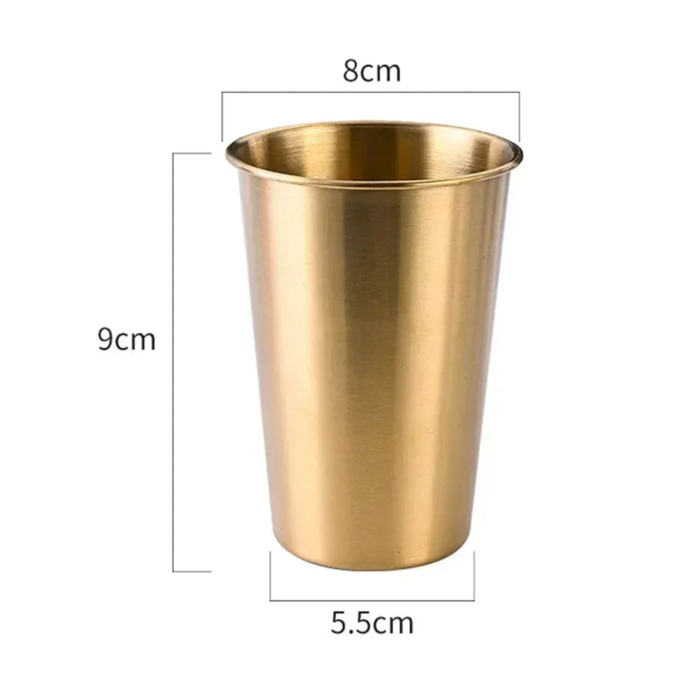 Stainless Steel Beer Cup Set | Durable Mugs for Camping, Coffee, and Whiskey