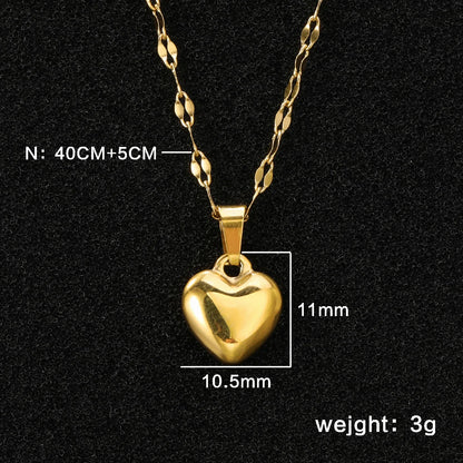 Waterdrop Pendant Necklace | Minimalist Stainless Steel Teardrop Jewelry for Women