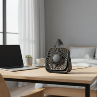 Portable Hand Fan | Mini Handheld USB Fan with Efficient Airflow | Perfect for Travel and Desk Use
