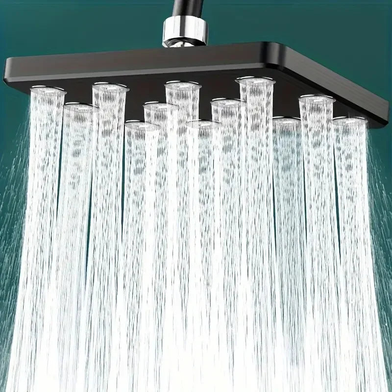 10" Large Overhead Shower Head Pressurized Anti-Block Universal Bathroom Hotel