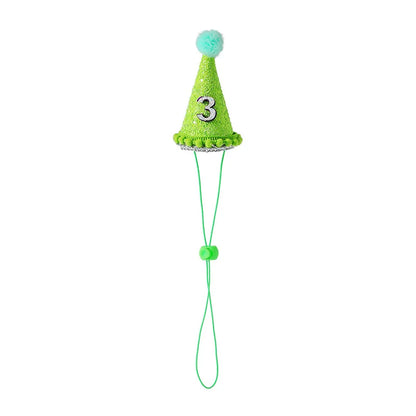 Funny Pet Party Hat | Dog Cat Birthday Cap for Small Pets