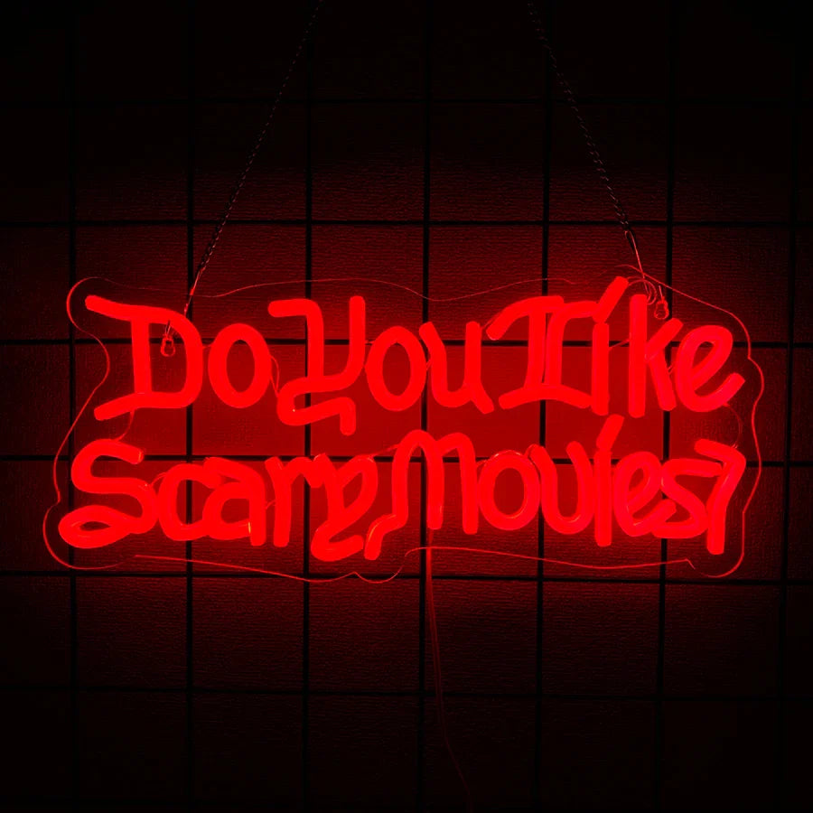 Letreros de Neón Temáticos de Halloween, Iconos de Letras Led, Utilizados para Habitación, Cine de Terror, Aventura de Casa Encantada, Bar, Decoración de Pared de Club.