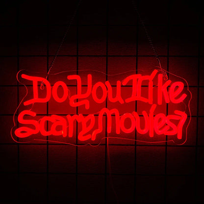 Letreros de Neón Temáticos de Halloween, Iconos de Letras Led, Utilizados para Habitación, Cine de Terror, Aventura de Casa Encantada, Bar, Decoración de Pared de Club.