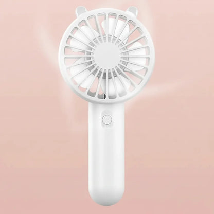 Portable Hand Fan | Mini Handheld Fan with 3-Speed Airflow Control | USB Rechargeable for On-the-Go Comfort