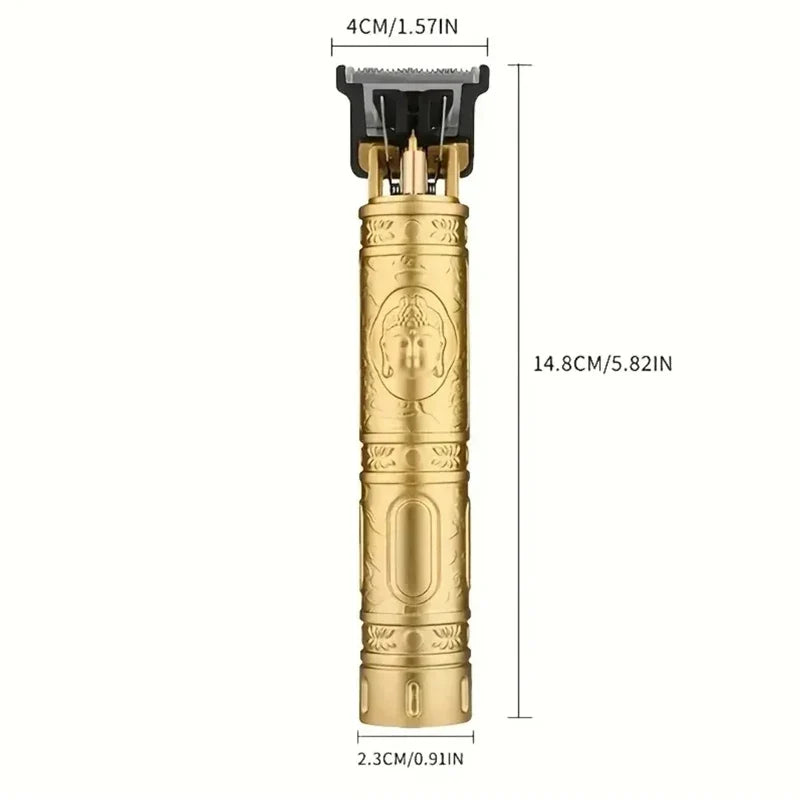Professional Hair Clipper Beard Trimmer USB Rechargeable Barber Shaver