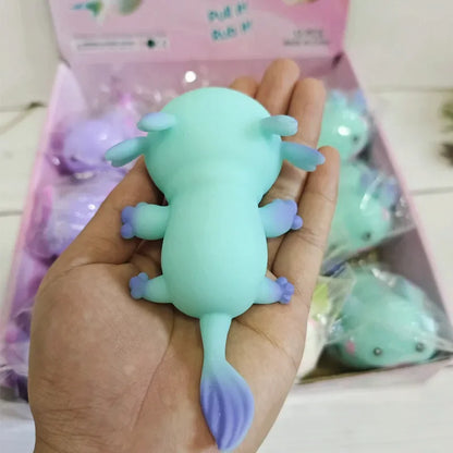 Axolotl Squeeze Ball | Cute Stress Relief Squishy Toy