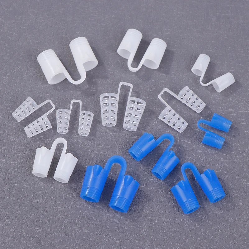 Silicone Anti Snore Nasal Dilators 4/8 Pack | Snoring Nose Clip for Better Sleep