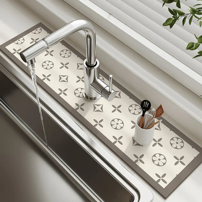 Diatom Mud Sink & Faucet Mat