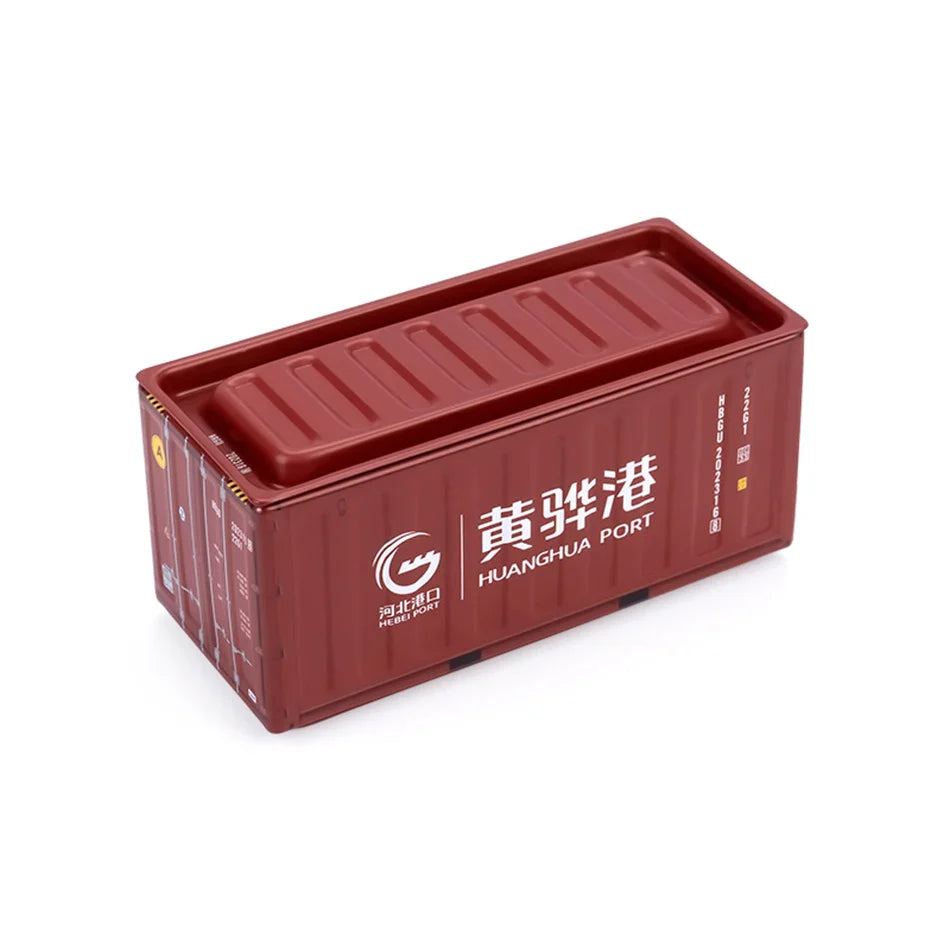 Mini caja de almacenamiento de hierro, mini caja de hierro de escritorio, modelo de mini contenedor, decoración creativa, coleccionar artículos pequeños, regalos de Navidad