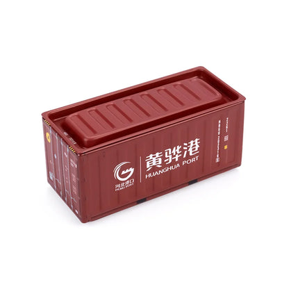 Mini caja de almacenamiento de hierro, mini caja de hierro de escritorio, modelo de mini contenedor, decoración creativa, coleccionar artículos pequeños, regalos de Navidad