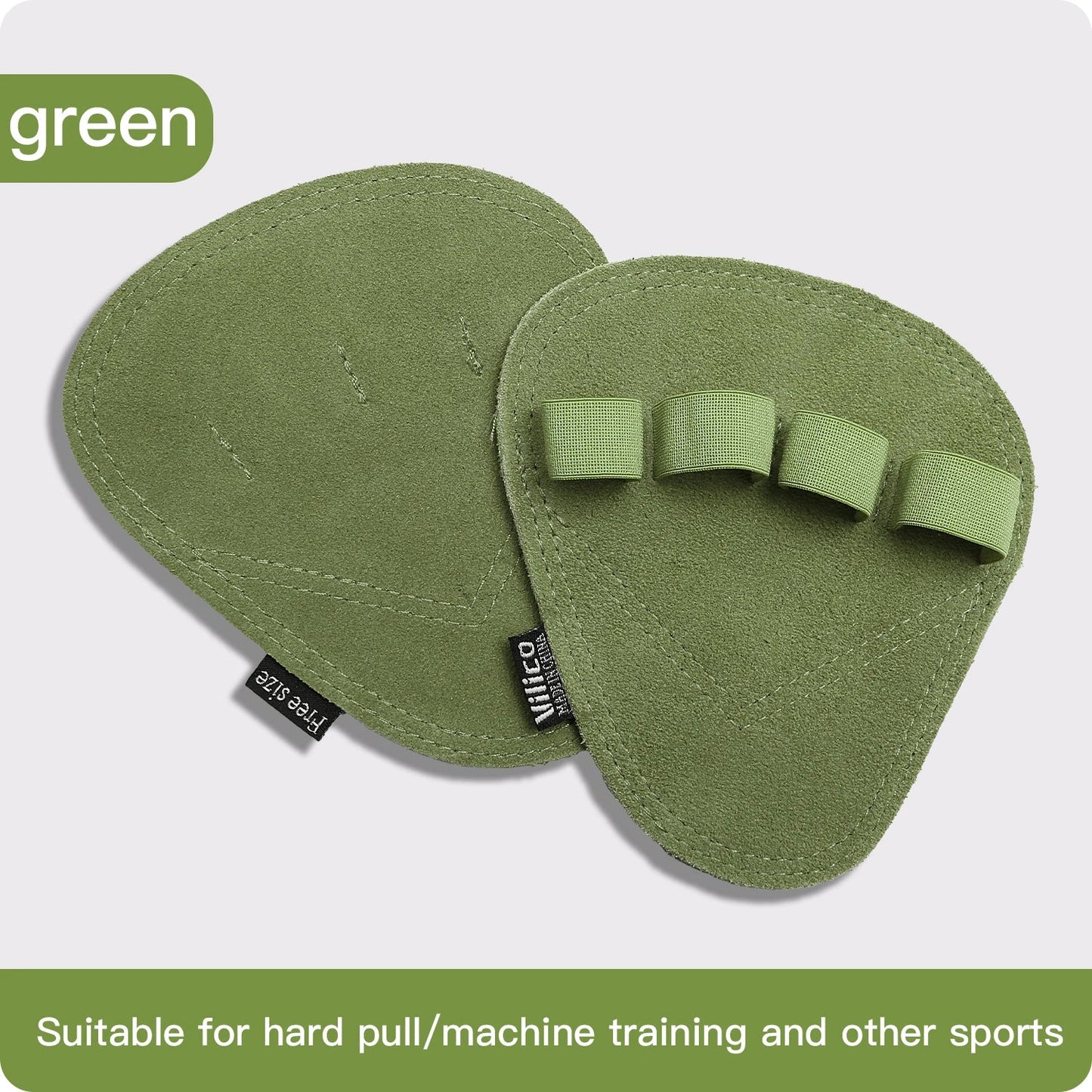 Powerlifting Gym Gloves | Breathable Weightlifting Gloves with Leather Palm Guard for Men and Women