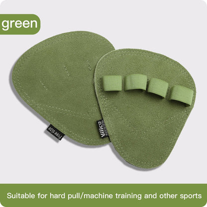 Powerlifting Gym Gloves | Breathable Weightlifting Gloves with Leather Palm Guard for Men and Women