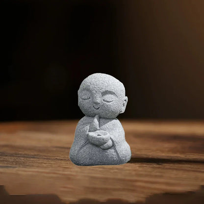 Jizo Monk Incense Holder | Zen Aromatherapy Decor