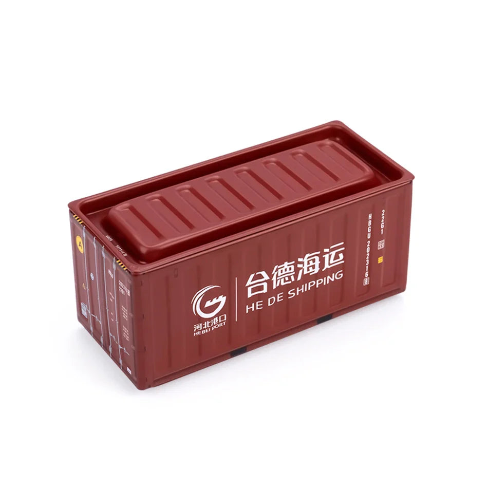 Mini caja de almacenamiento de hierro, mini caja de hierro de escritorio, modelo de mini contenedor, decoración creativa, coleccionar artículos pequeños, regalos de Navidad