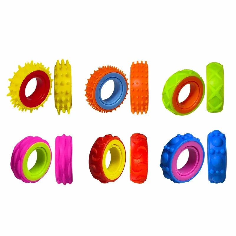 Bague Fidget Rotative | Jouet Sensoriel Anti-Stress pour Adultes et Enfants