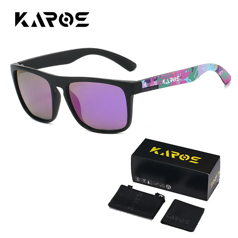 KAROS Polarized Sunglasses | UV400 Square Shades for Outdoor Sports