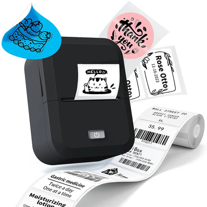 Bluetooth Thermal Label Printer Inkless Mini Sticker Maker for DIY & Gifts