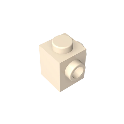 Gobricks GDS-1046 Modified Brick 1 x 1 with Studs on 2 Sides | Building Block for DIY