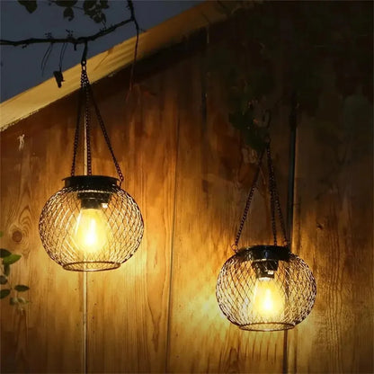 Ortiny Solar Lantern Outdoor – Waterproof Hanging Decorative Lights for Garden