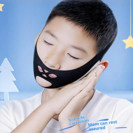 Mouth Breathing Correction Belt | Anti Snoring Chin Strap for Kids and Adults