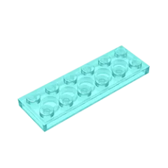 Plate 2 x 6 Building Block | Compatible Building Brick for DIY Creations