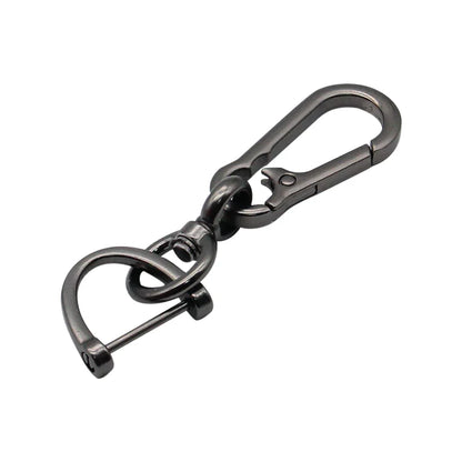 Anti-Lost Car Key Pendant | Creative Simple Stainless Steel Keychain with Strong Carabiner