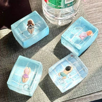 Swimming Pool Squeeze Toys | Stress Relief Mochi Squishy Fidget Toy
