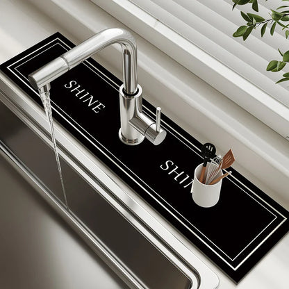 Diatom Mud Sink & Faucet Mat
