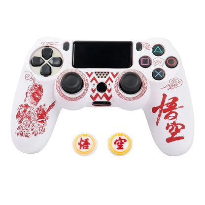 PS4 Controller Silicone Cover | Soft Protective Skin with Joystick Grips