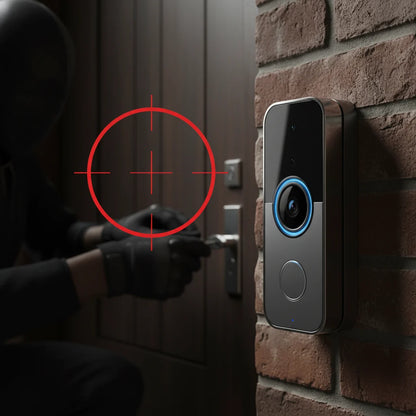 1080P Smart Video Doorbell WiFi Camera PIR Motion Detection Two Way Audio
