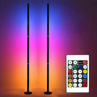 Smart RGB LED Floor Lamp App Control Music Sync Corner Light with Timer